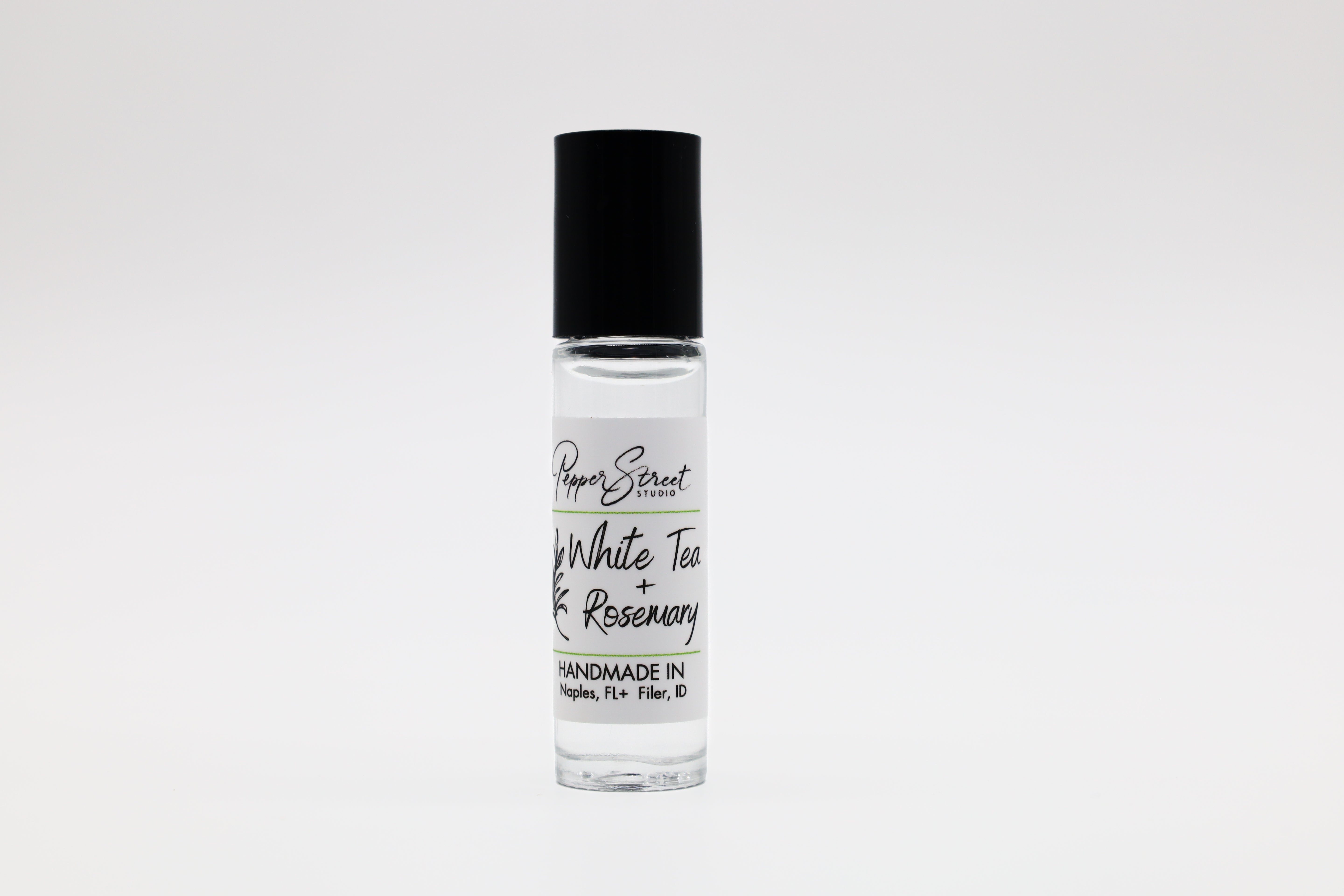 White tea + Rosemary Roller Perfume