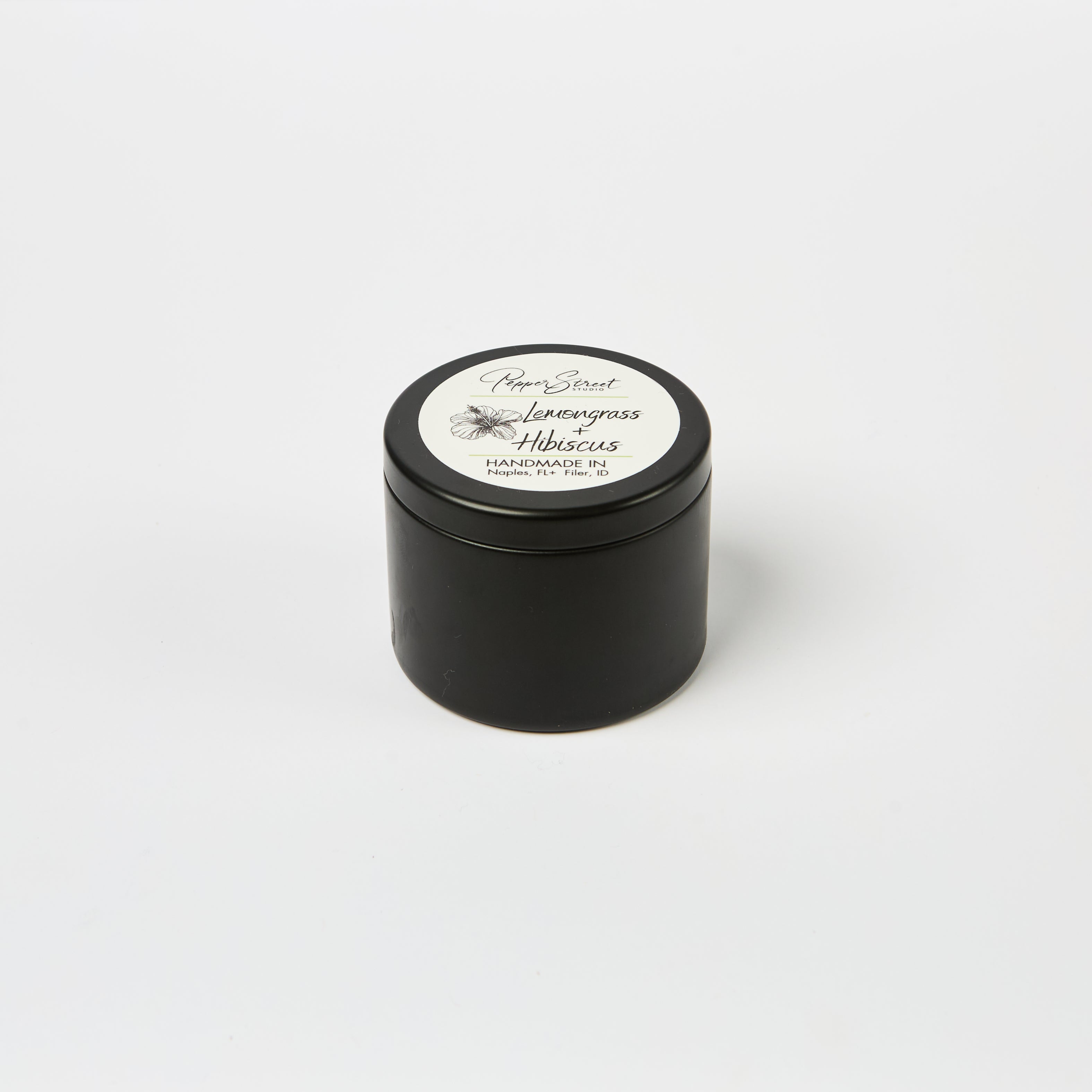 Lemongrass + Hibiscus 4 oz Travel Candle