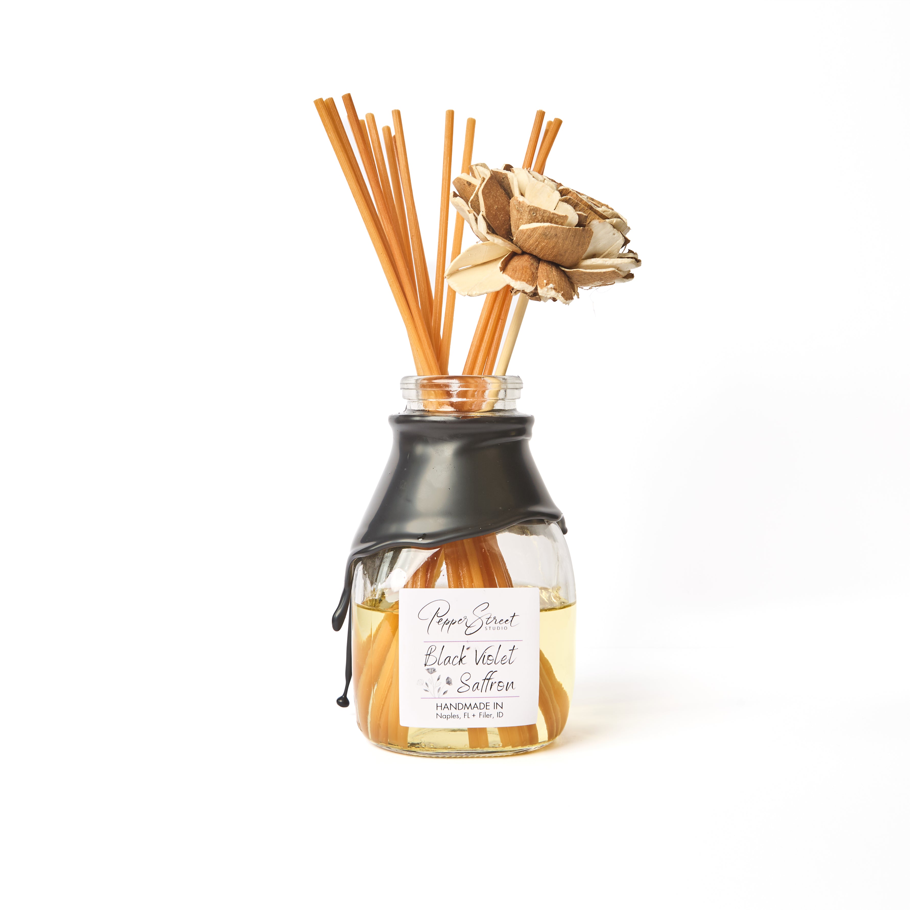 Black Violet + Saffron Large Room Diffuser