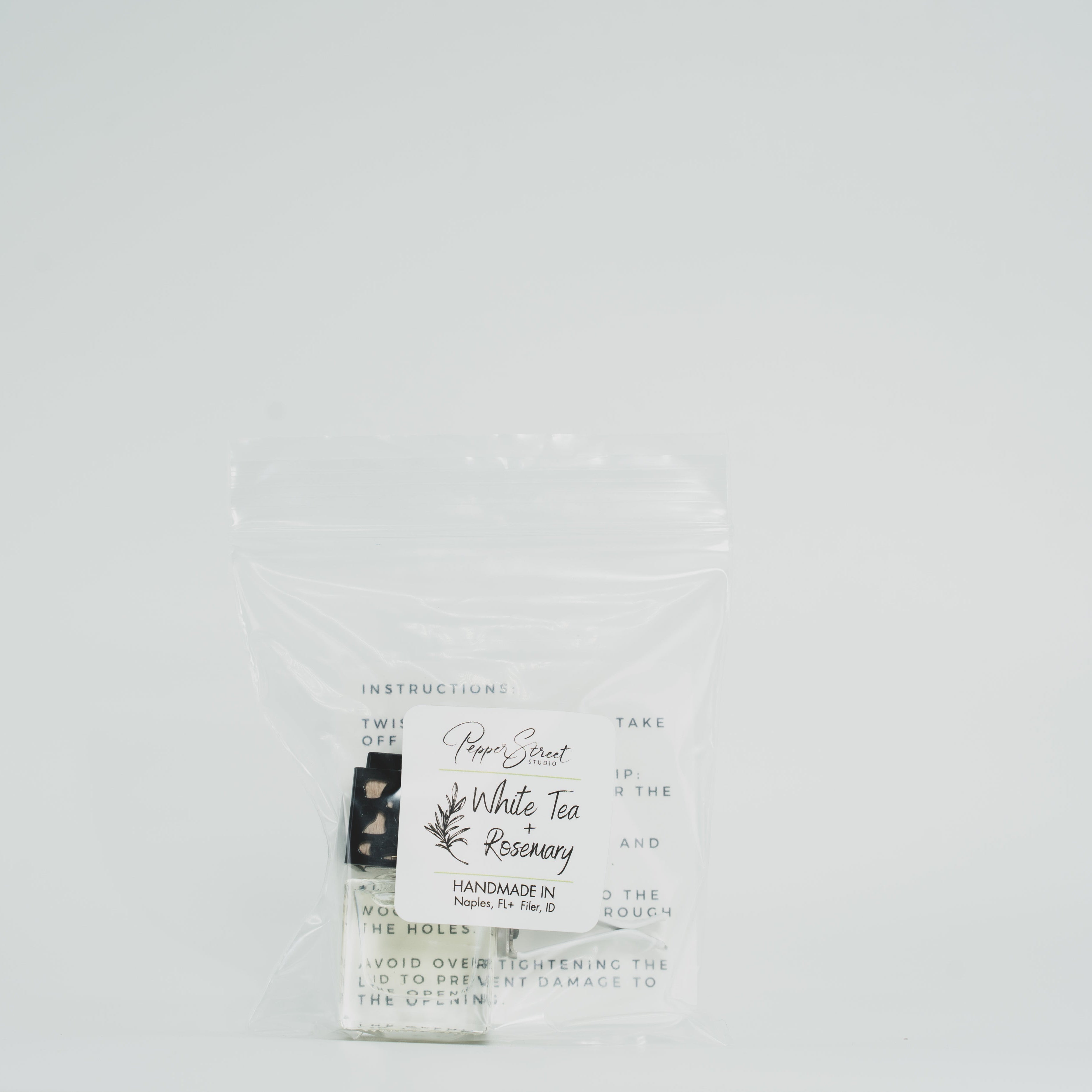 White Tea + Rosemary Car Diffuser