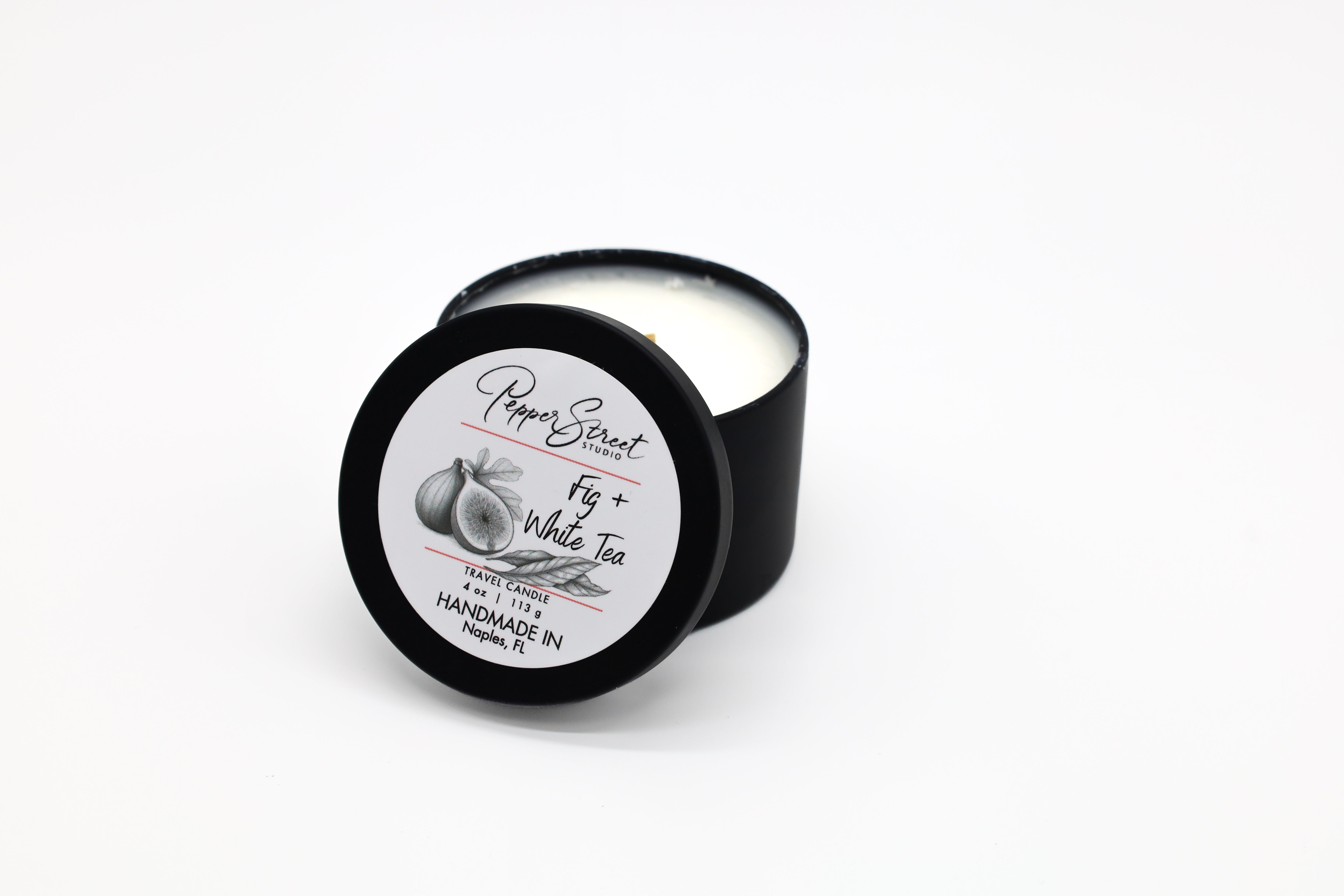 Fig + White Tea 4 oz Travel Candle