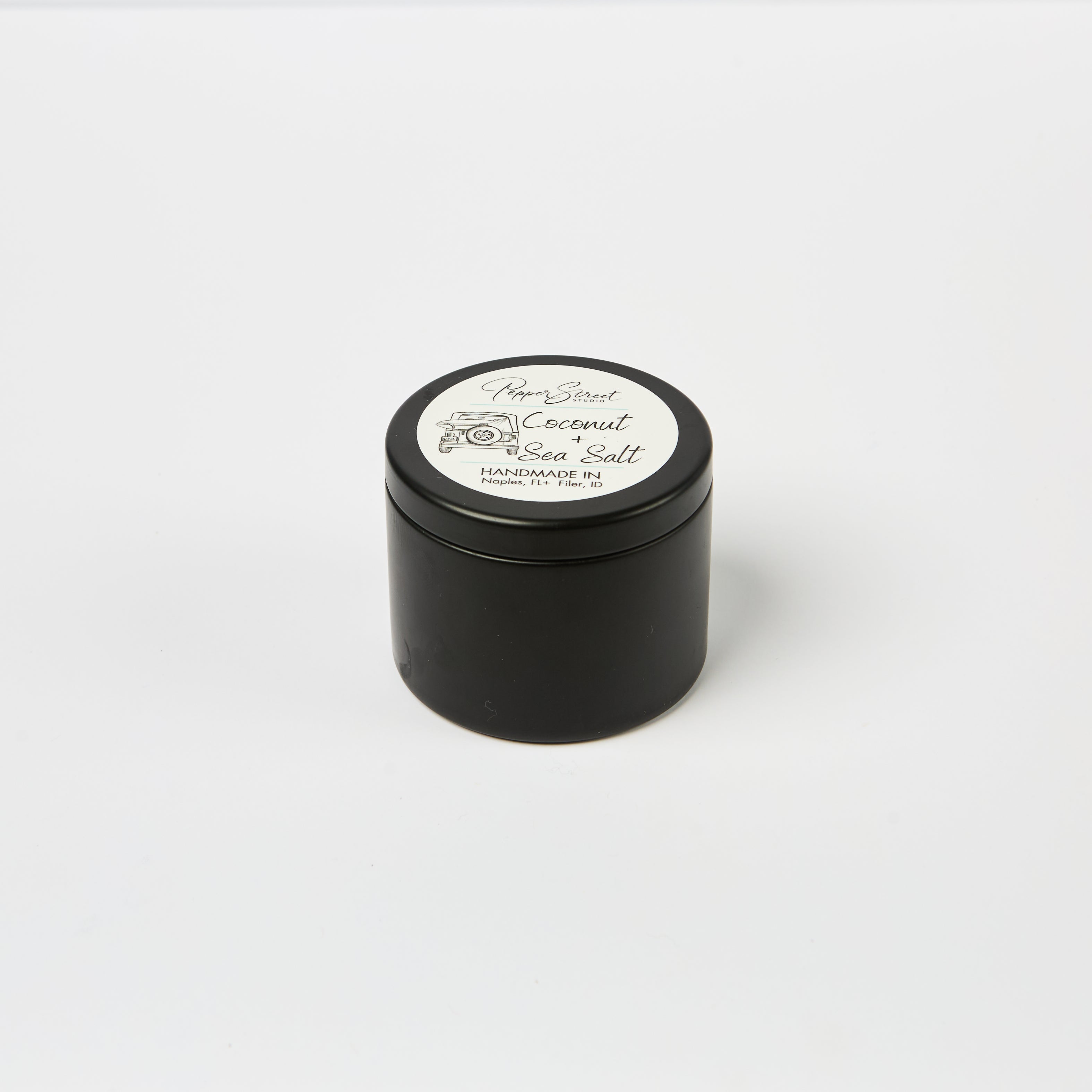 Coconut + Sea Salt 4 oz Travel Candle