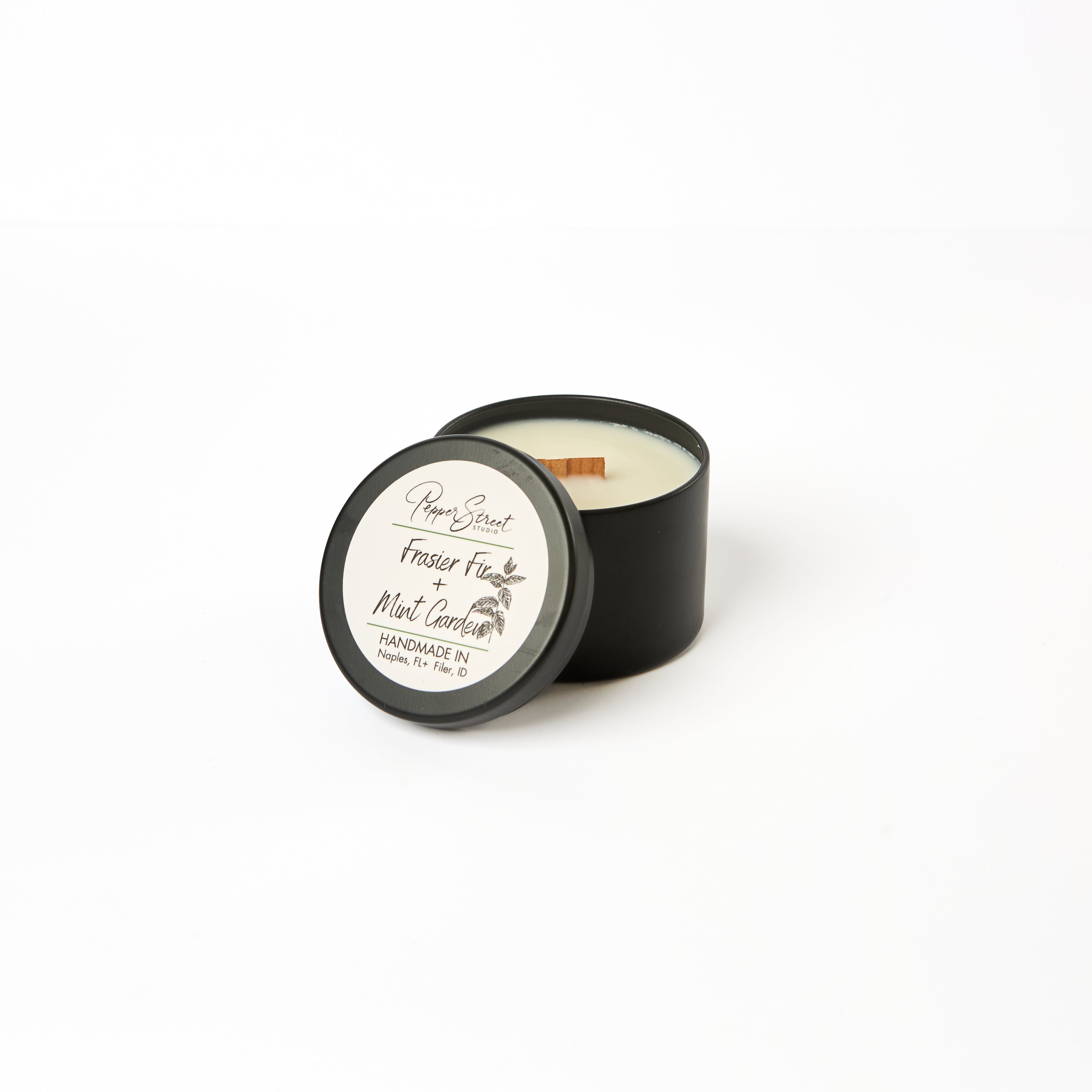 Frasier Fir + Garden Mint 4 oz Travel Candle