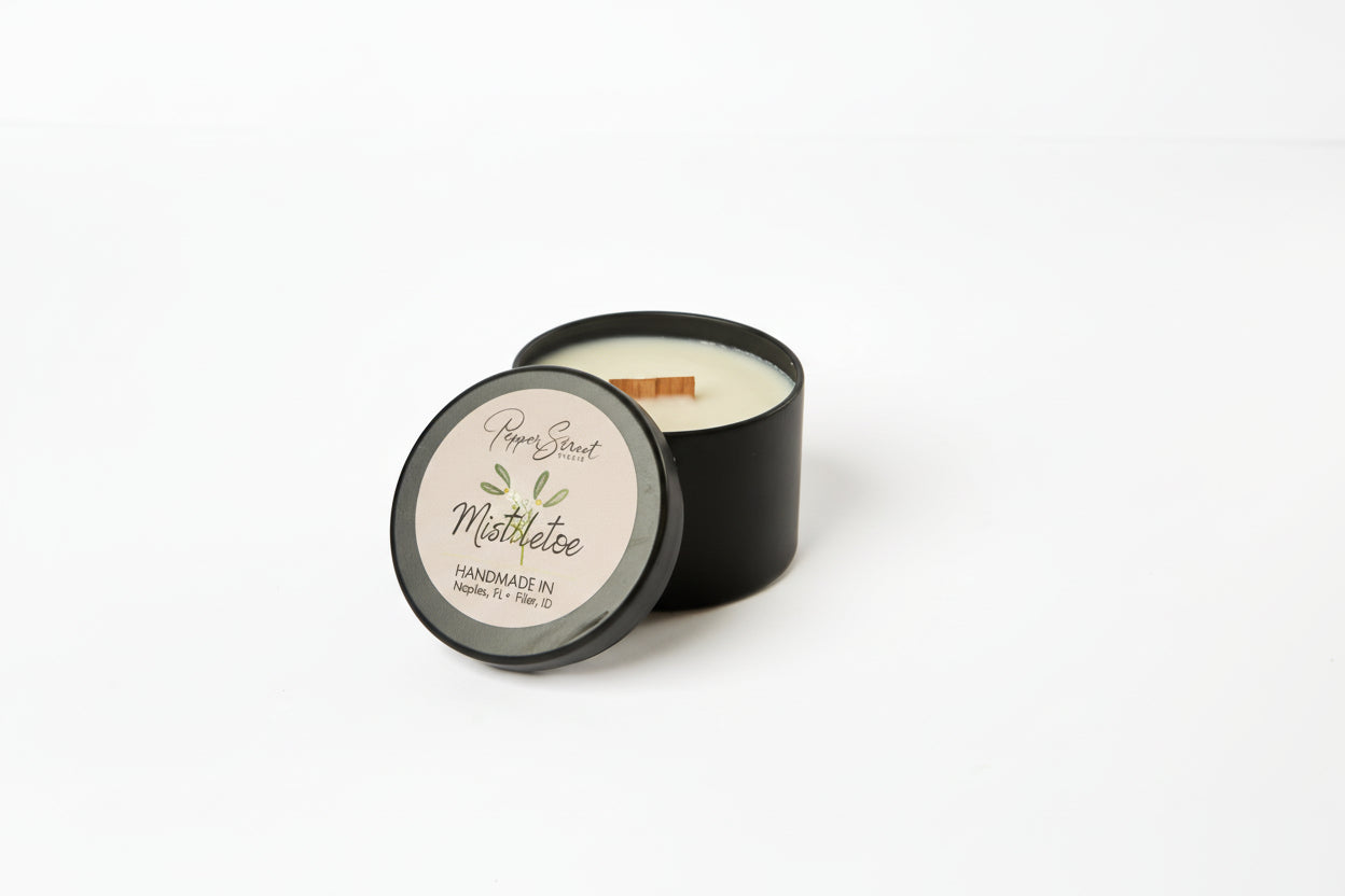 Mistletoe 4 oz Travel Candle