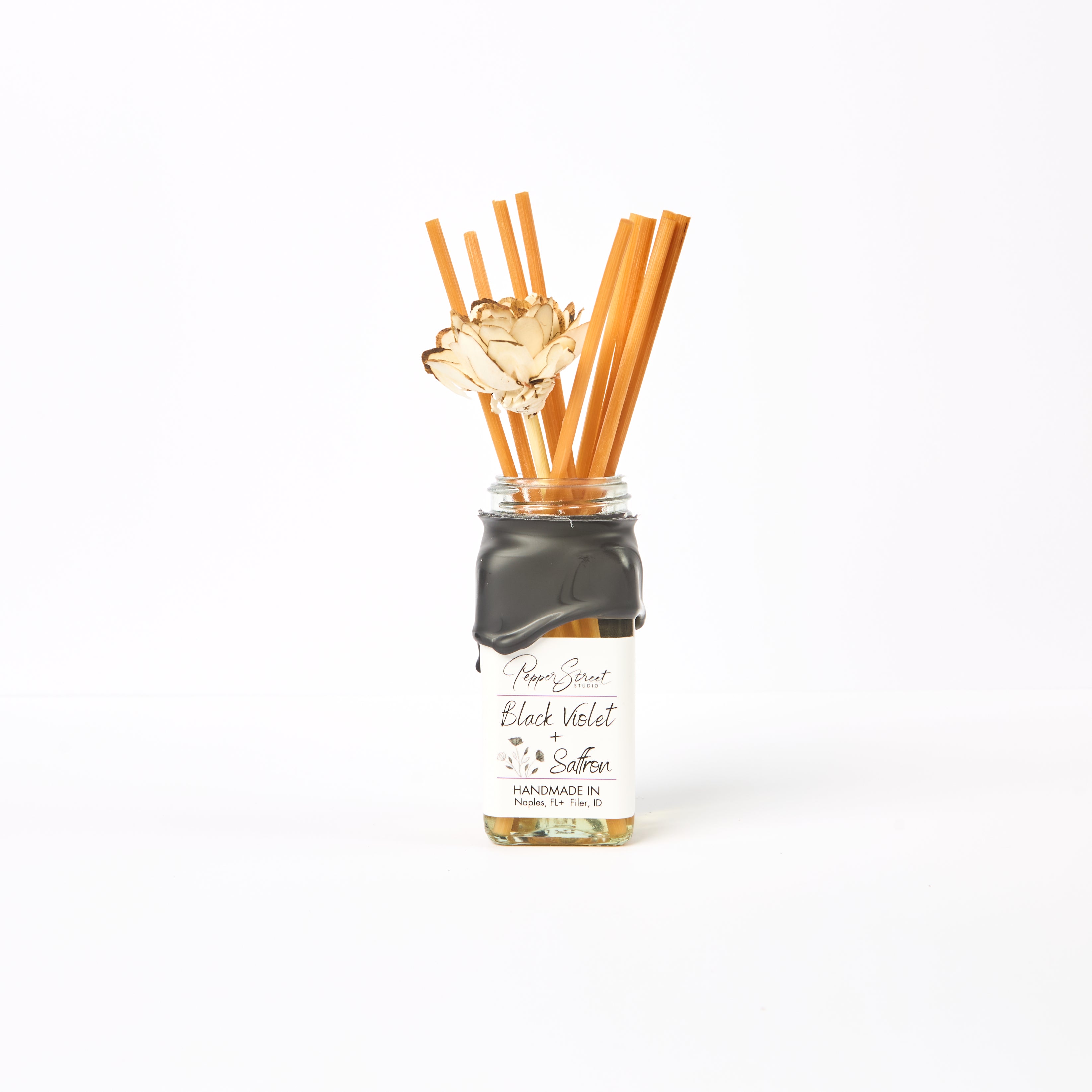 Black Violet + Saffron Mini Room Diffuser