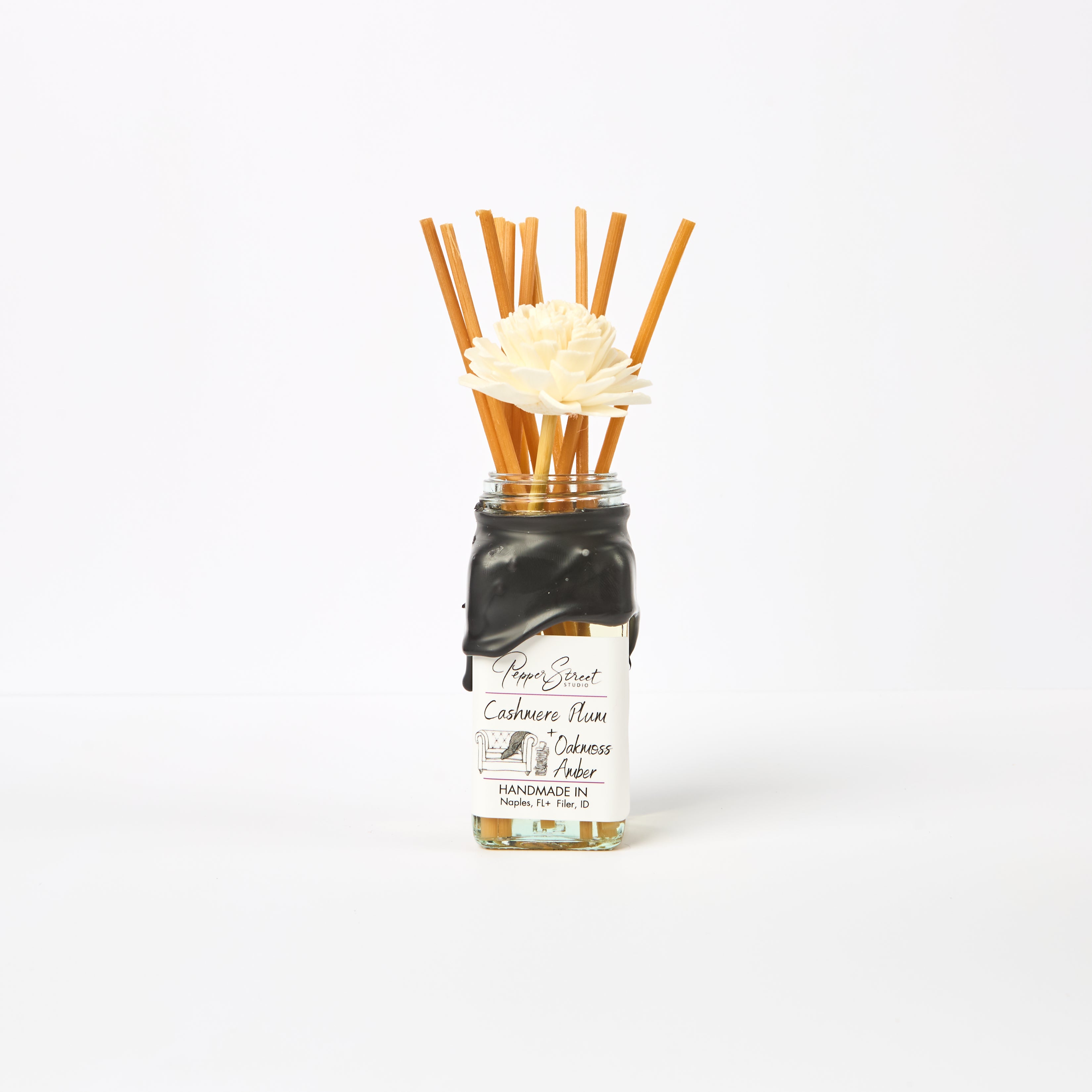Cashmere Plum + Oakmoss Amber Mini Room Diffuser