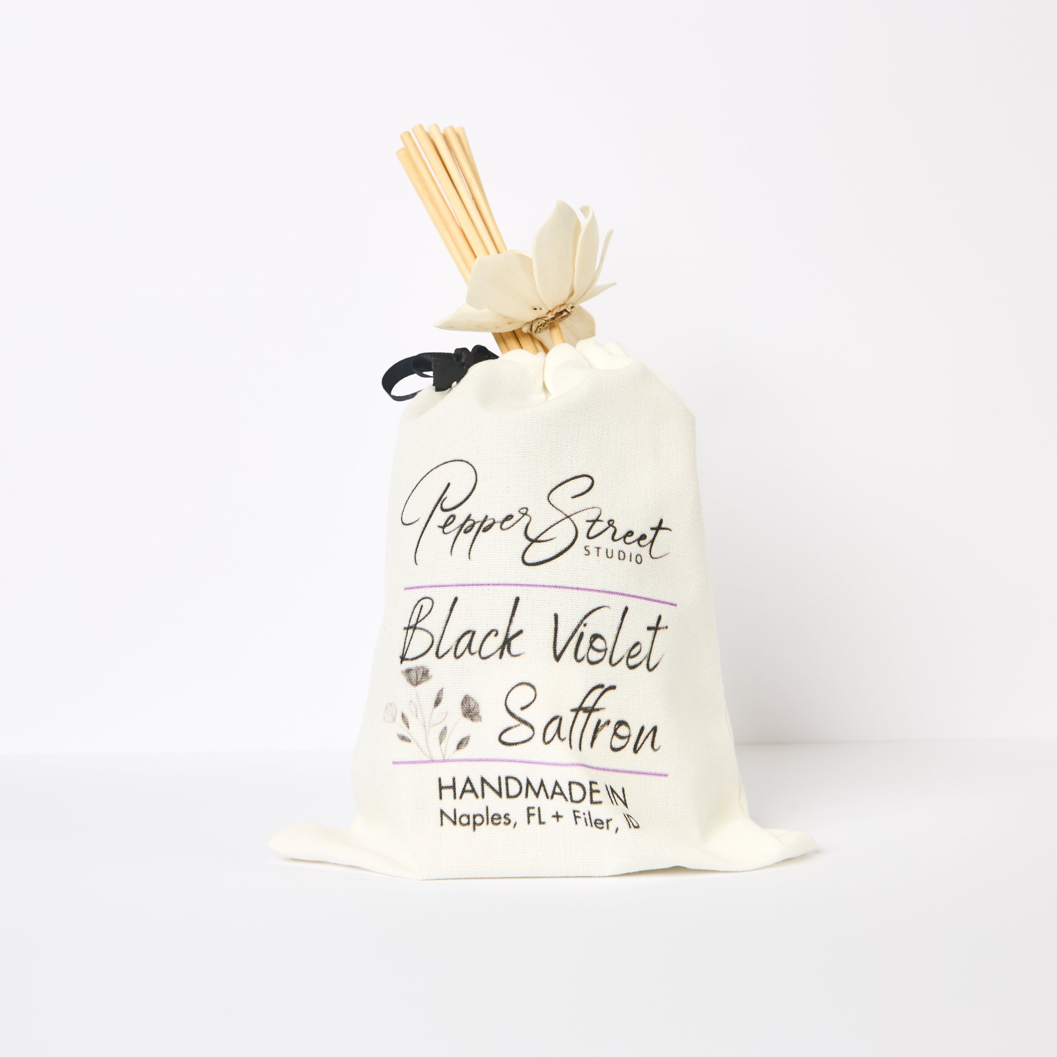 Black Violet + Saffron Large Room Diffuser