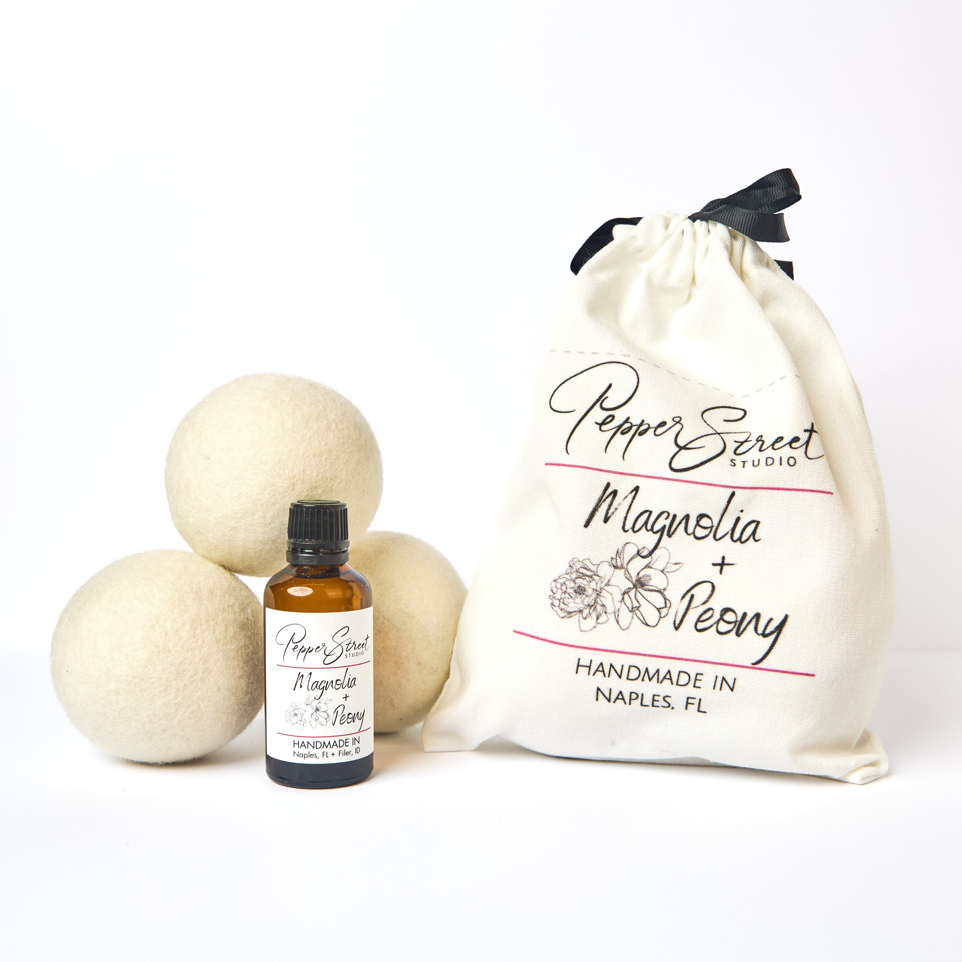 Magnolia + Peony Dryer Ball Laundry Kit