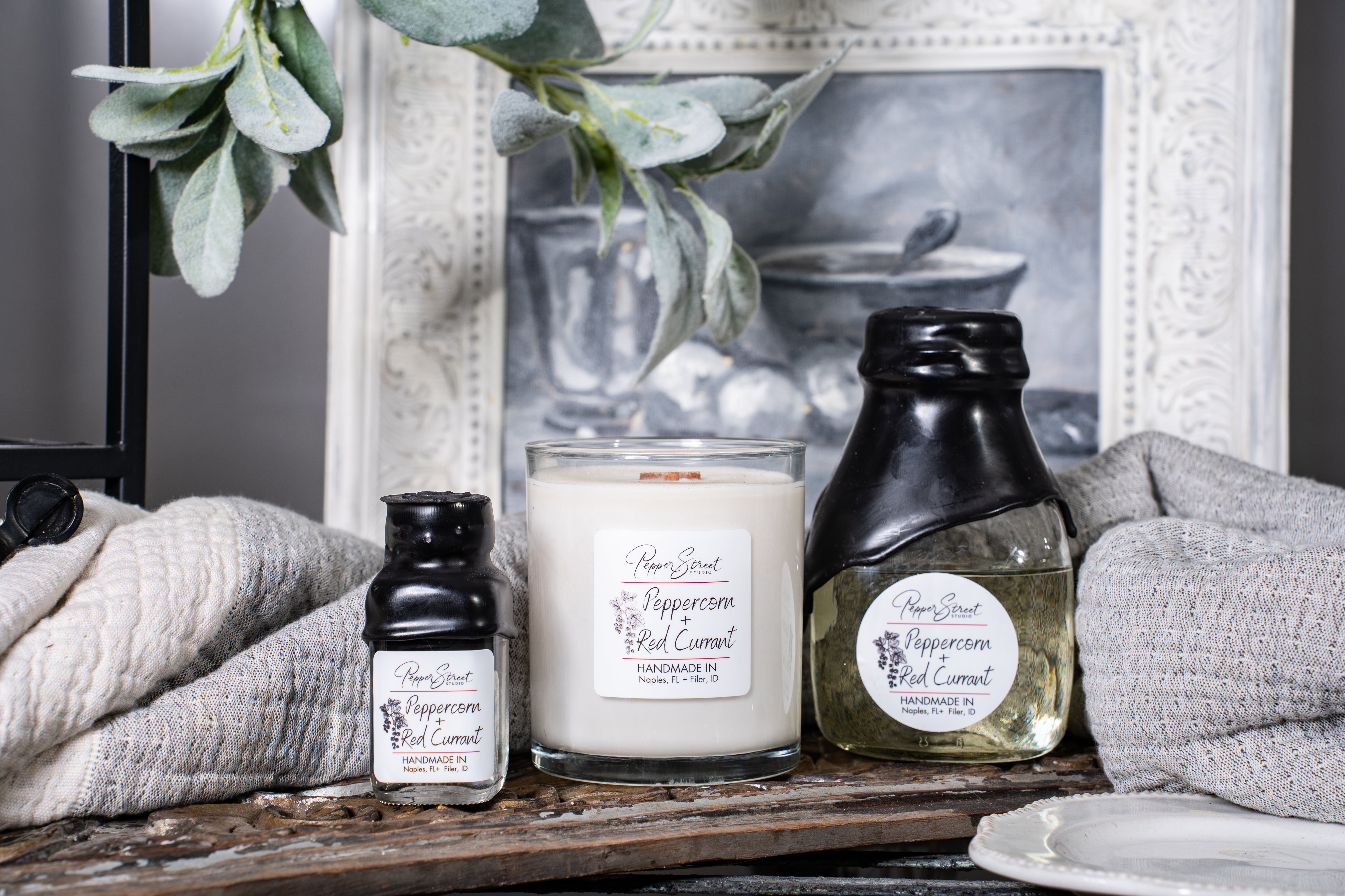 Peppercorn + Red Currant Candle