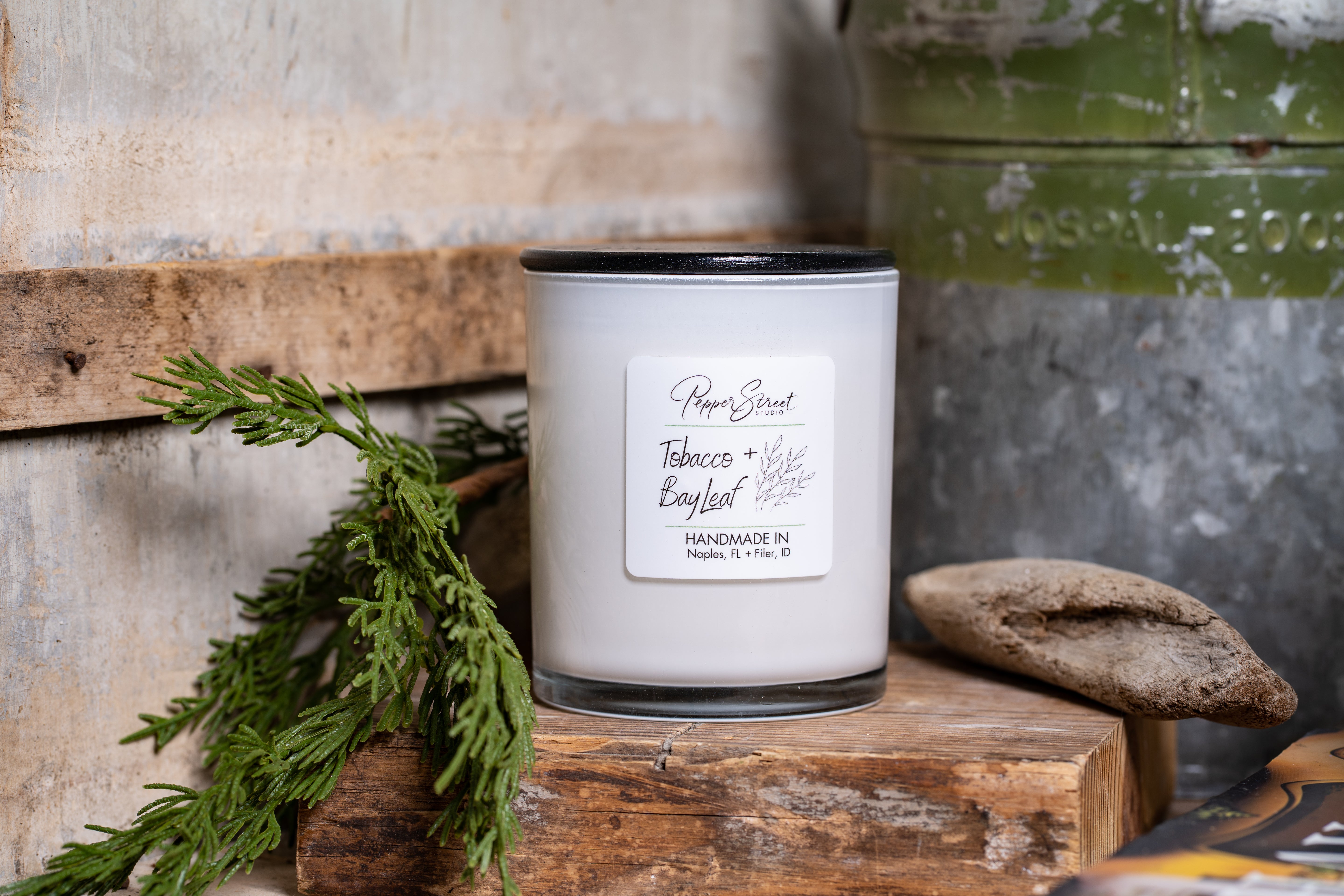 Tobacco + Bay Leaf Candle